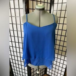 Le Chateau True Blue Lined Top